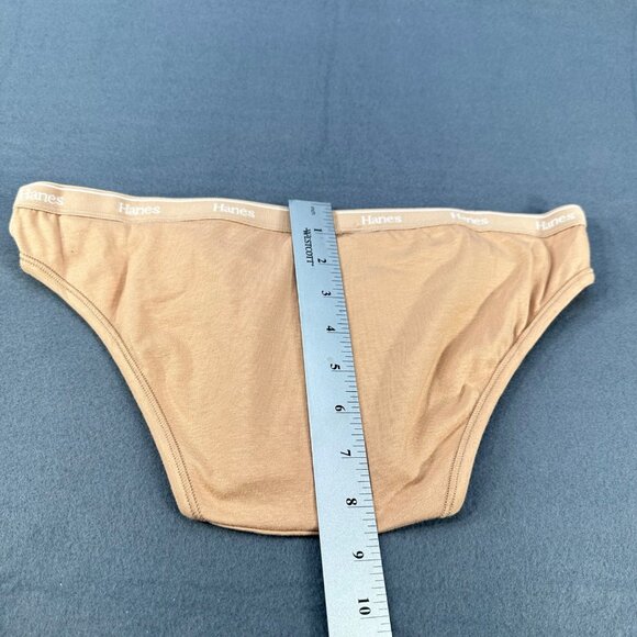 Hanes Women's Size Large Panty Bikini Original Beige New With Tags - Picture 8 of 8